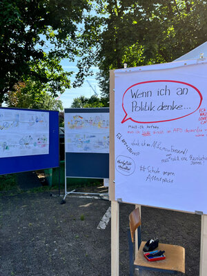 Schulhoffest der Mathilde Planck Schule